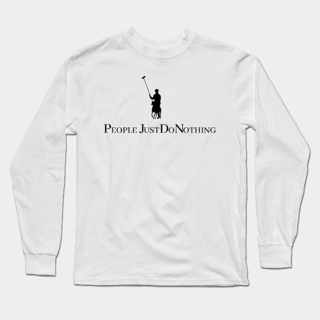 The Black of People Long Sleeve T-Shirt by rezolivarez